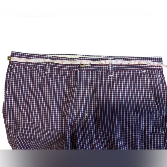 Ben Sherman Men's Red & White Checked Shorts Size 30 - Picture 4 of 4